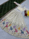 PC 503 Pure Tissue Silk Heavy Thread & Sequence Work Lehenga With Choli Dupatta Wholesalers In Delhi